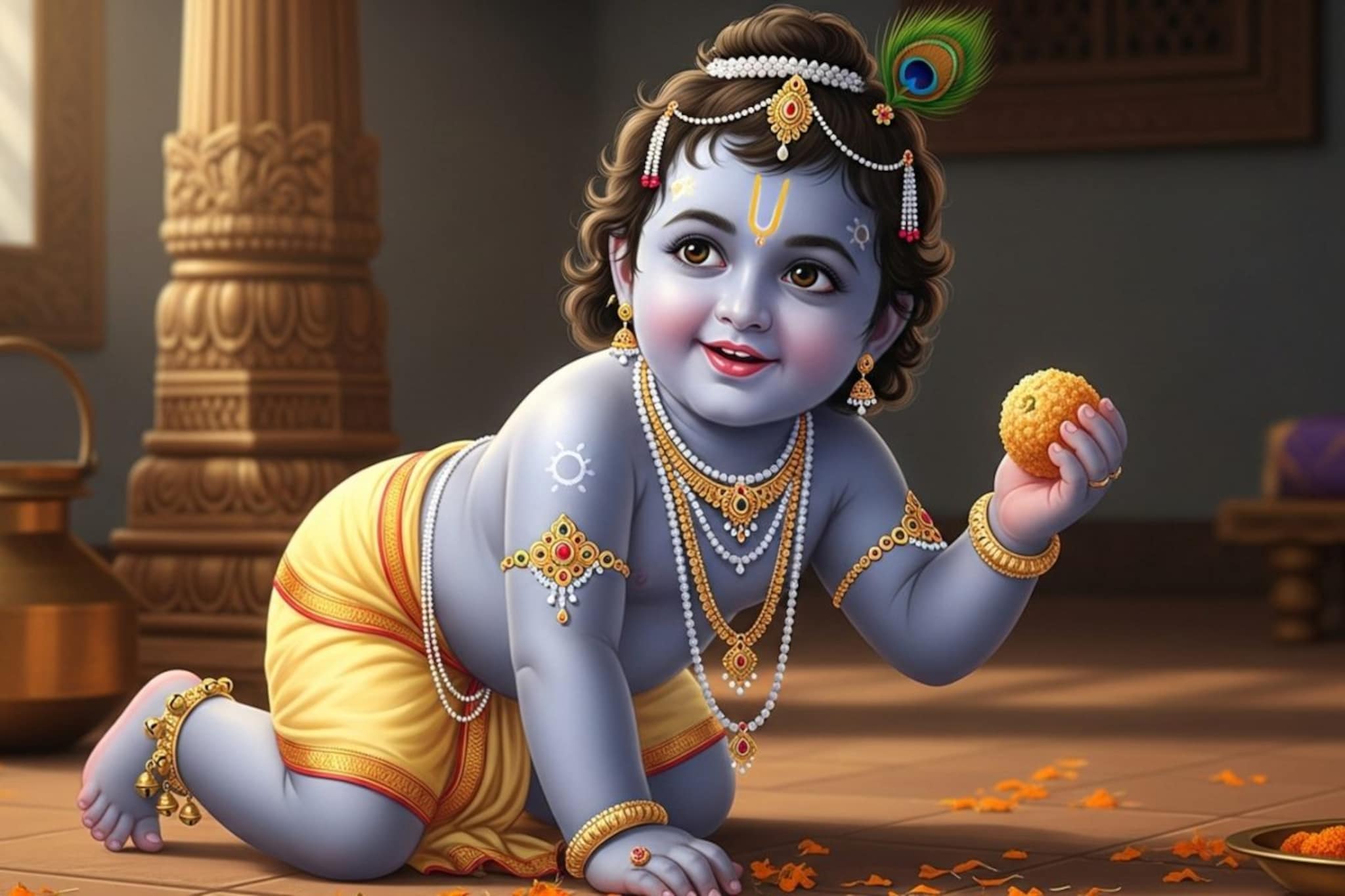 बाळकृष्णाची आहेत कित्येक नावं, पण पहिलं कोणतं होतं? जन्माशी संबंधित खास रहस्य