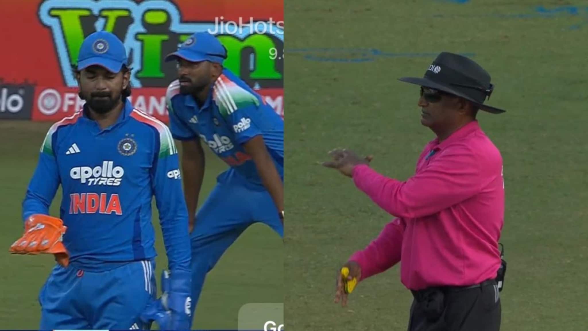 IND vs NZ  : LIVE सामन्यात अंपायरकडून मोठी चूक घडली, विकेटमागून राहुल ओरडत धावत आला, नेमकं काय घडलं?