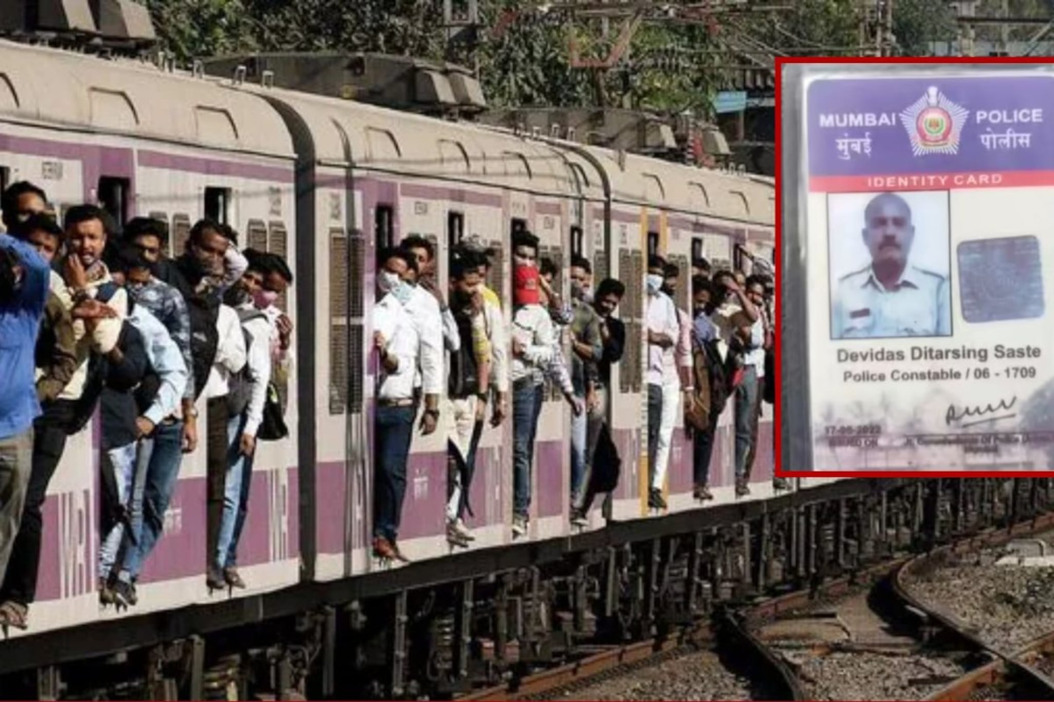 वर्षाचा शेवट ठरला आयुष्याचा शेवट,मुंबईत पोलिसाचा रुळावर मृतदेह,ड्युटीवरून येताना