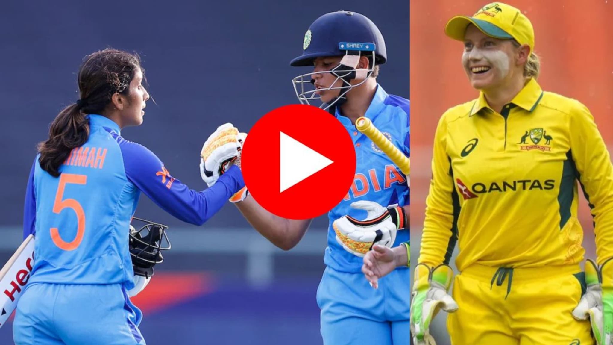 VIDEO : 'लेडी सेहवाग' रिचाची फिरकी घ्यायला गेली अन् ऑस्ट्रेलियन खेळाडू तोंडावर आपटली, जेमीमाने सांगितला मैदानातला ड्रामा