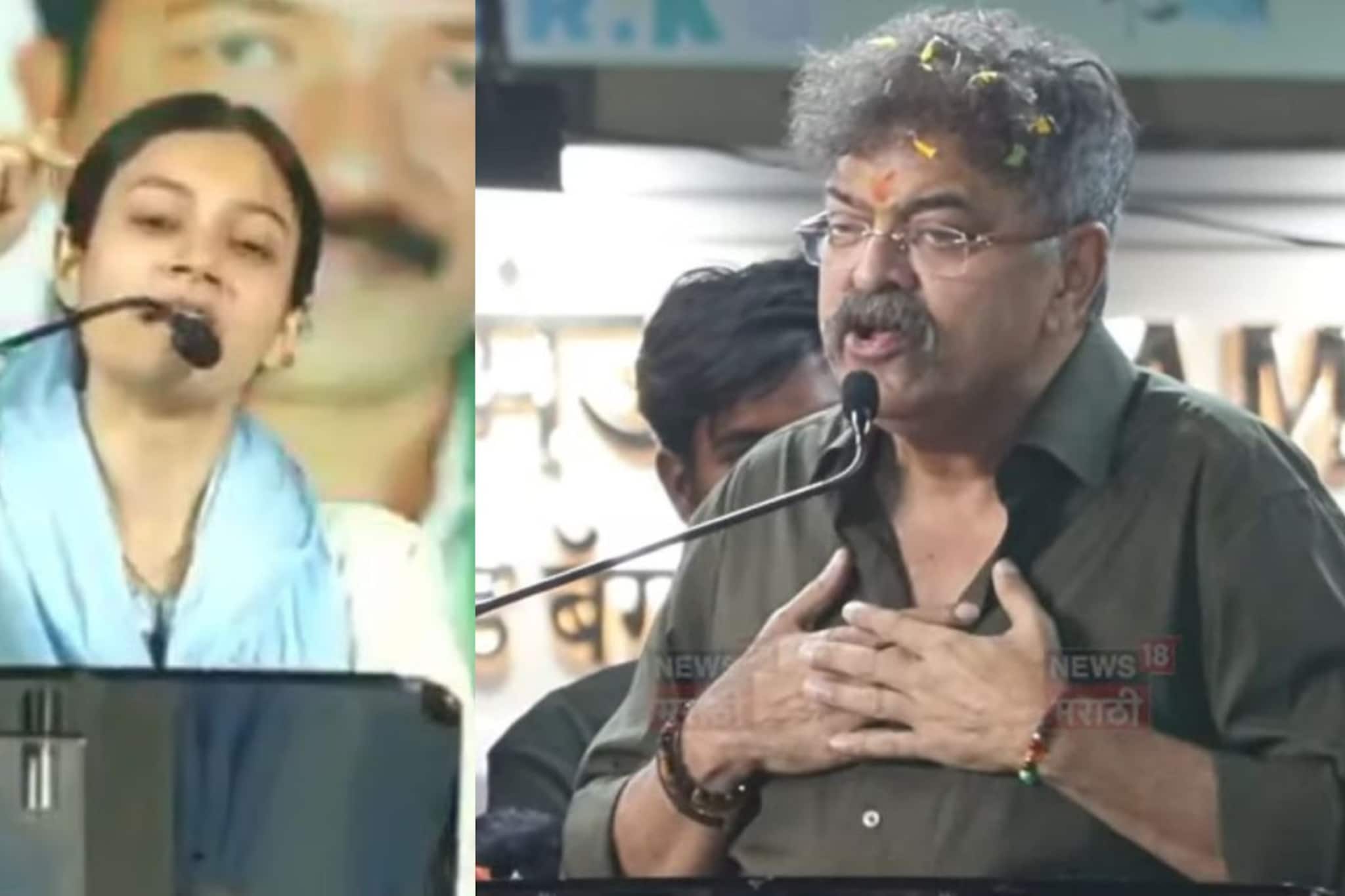 'चॉकलेट खिलाया...' म्हणत, आव्हाडांनी केली सहर शेखची नक्कल, मुंब्य्रातील VIDEO 'चॉकलेट खिलाया...' म्हणत, आव्हाडांनी केली सहर शेखची नक्कल, मुंब्य्रातील VIDEO