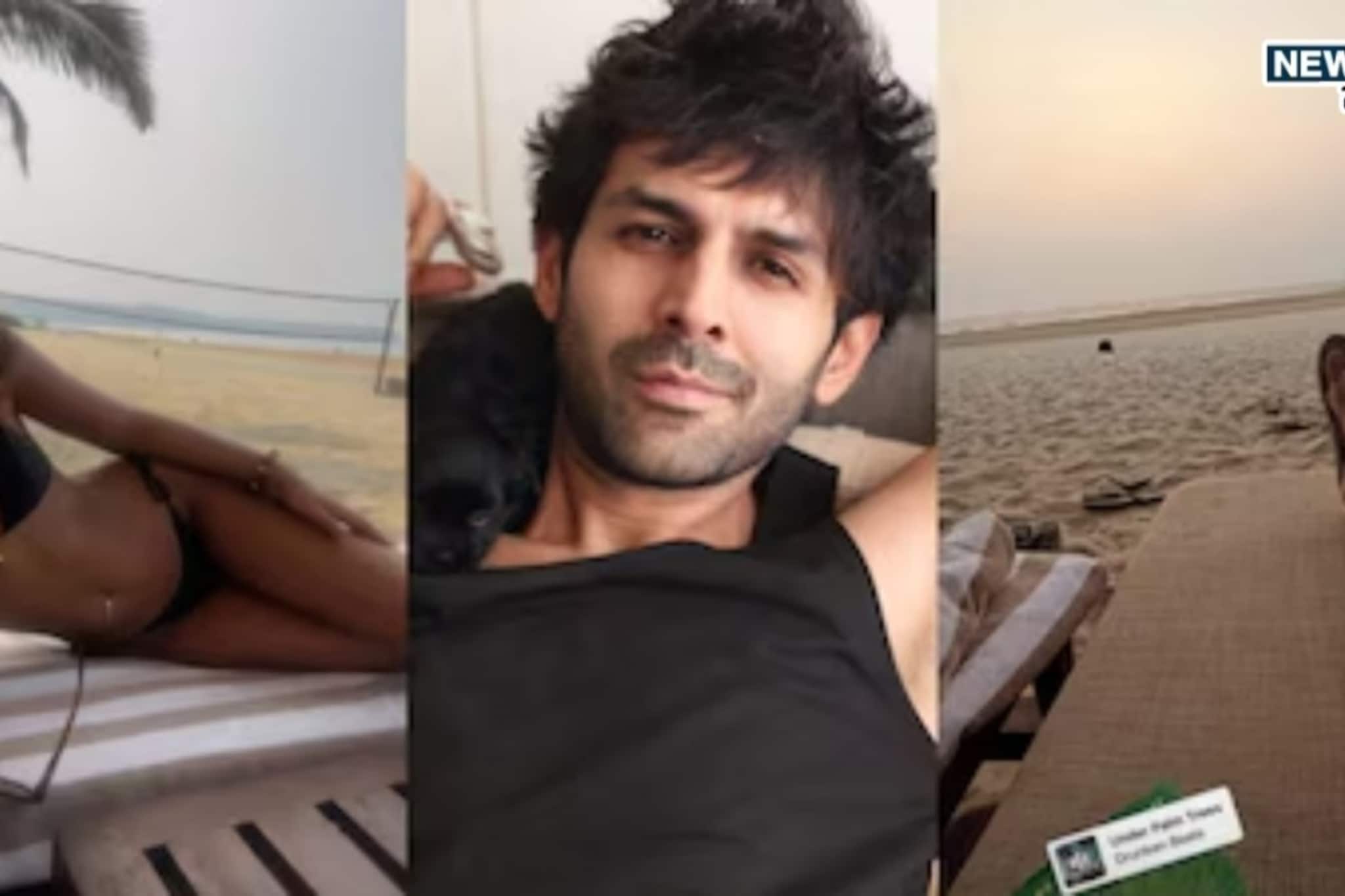 कार्तिक आर्यन 18 वर्षीय चीअरलीडरच्या प्रेमात, गोव्यातील 'ते' फोटो व्हायरल