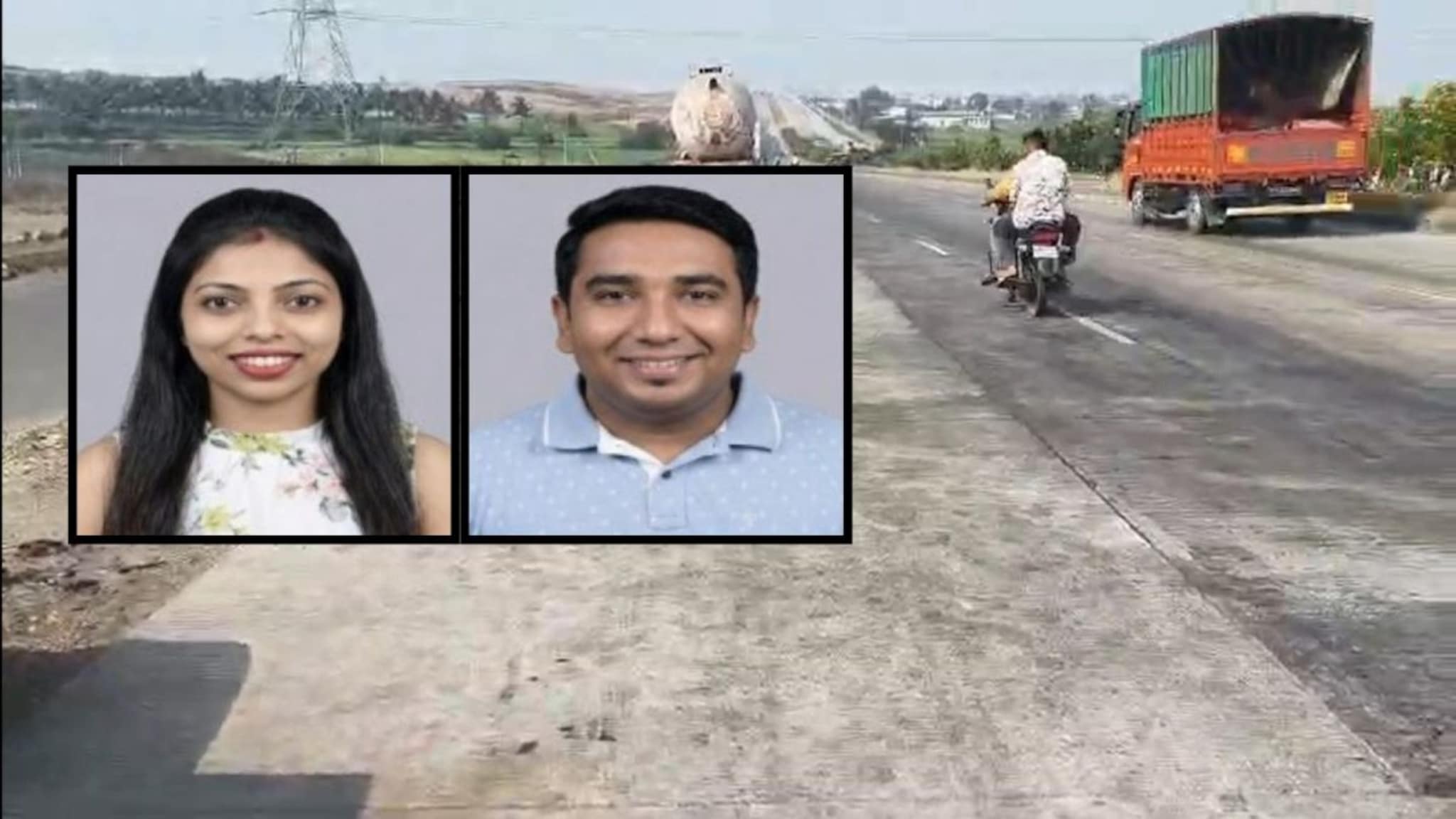 कंटेनरच्या धडकेत आई-वडिलांचा मृत्यू, कारमधल्या त्या वस्तूमुळे बाळ वाचलं!