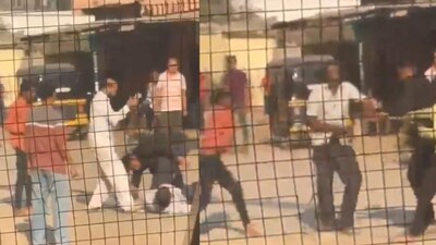 चौंकाने वाला वीडियो: संभाजीनगर में मंत्री अतुल सावे के सहयोगी ने व्यक्ति को बेरहमी से पीटा.