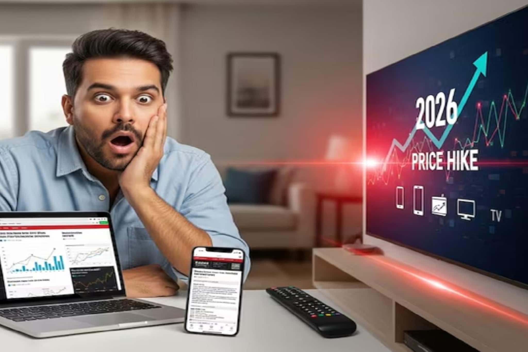 ग्राहकांना बसणार मोठा धक्का! स्मार्टफोन, टीव्ही, लॅपटॉप होऊ शकतात 8% महाग