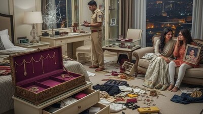 पती चहा प्यायला गेला, पत्नी दूध आणायला गेली, मुंबईत मिनिटांमध्येच 41 लाखांची जबरी चोरी! (AI Image)