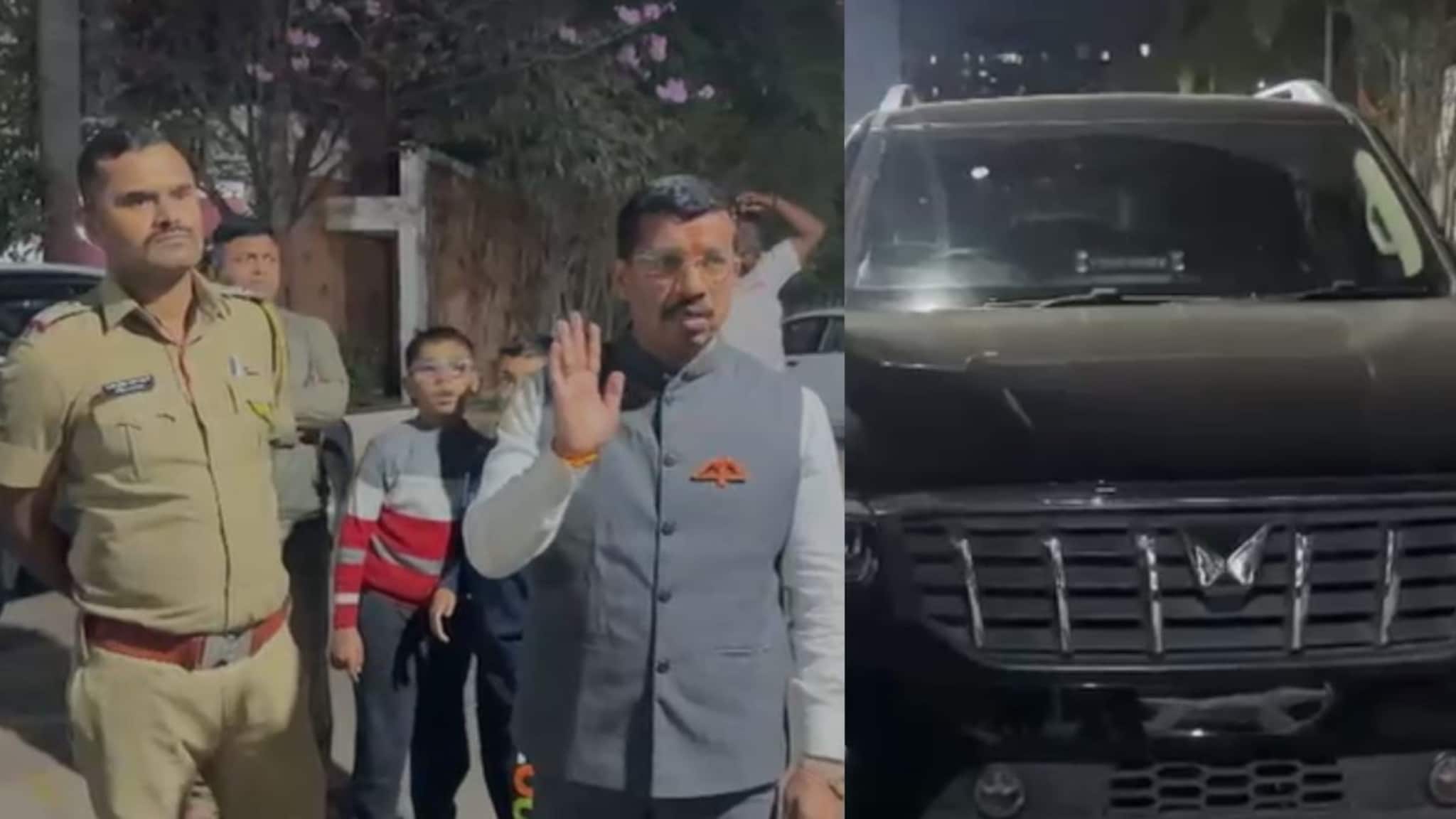 Pune News : पुण्यात निवडणुकीच्या धामधुमीत शिवसेना नेत्याच्या वाहनावर हल्ला, नेमकं काय घडलं?