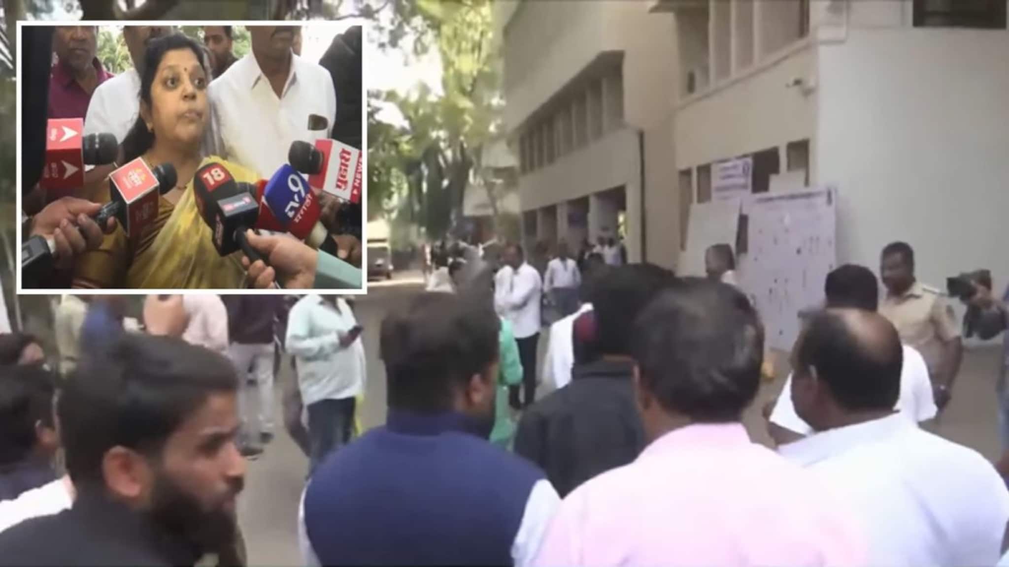 भाजपच्या दोन उमेदवारांमध्ये हाणामारी, पाठीमागून अचानक हल्ला, नाशकात तुफान राडा