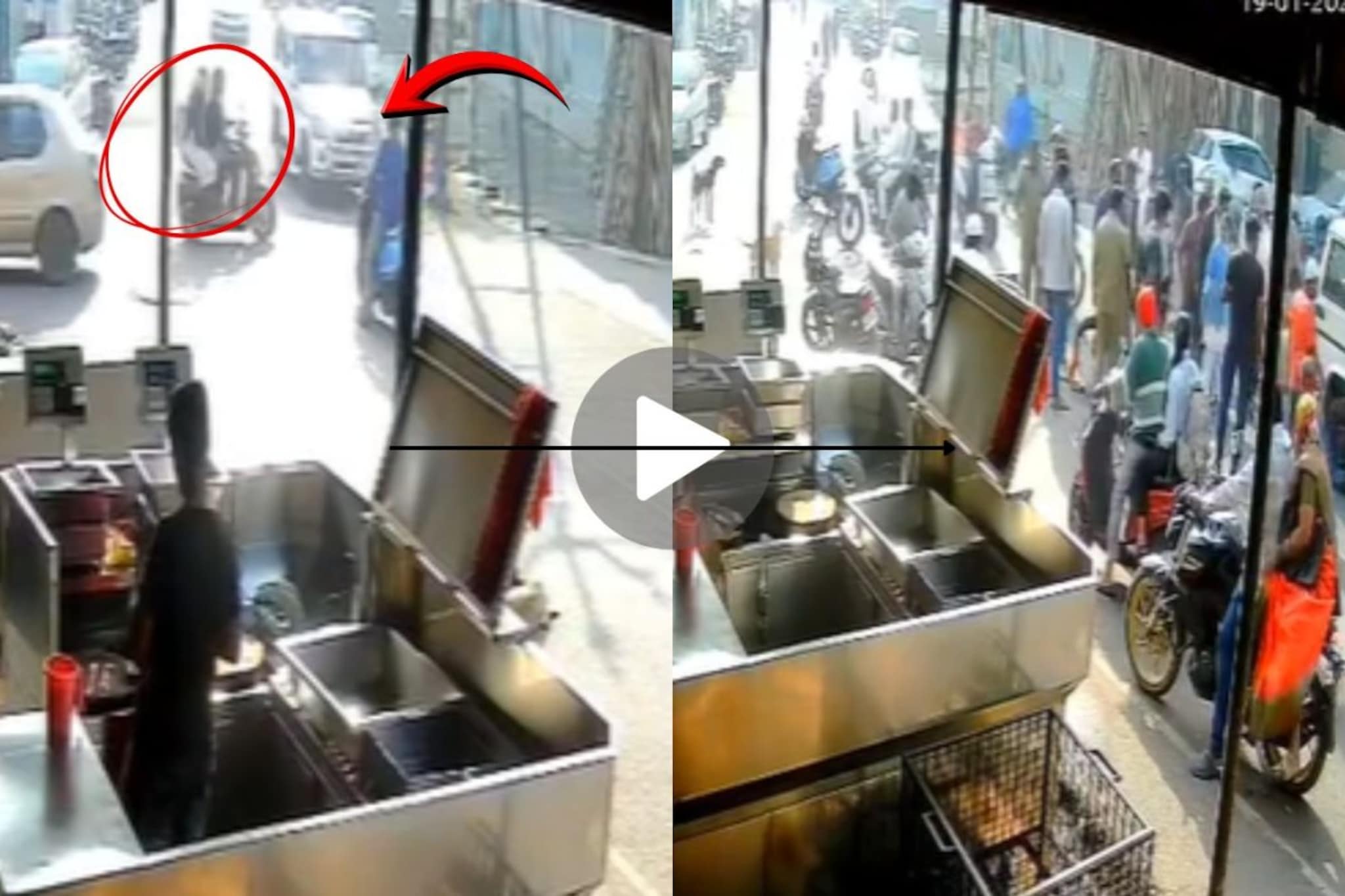 कराडमध्ये भीषण अपघात, तरुणीच्या अंगावरून गेली भरधाव बोलेरो, धडकी भरवणारा VIDEO