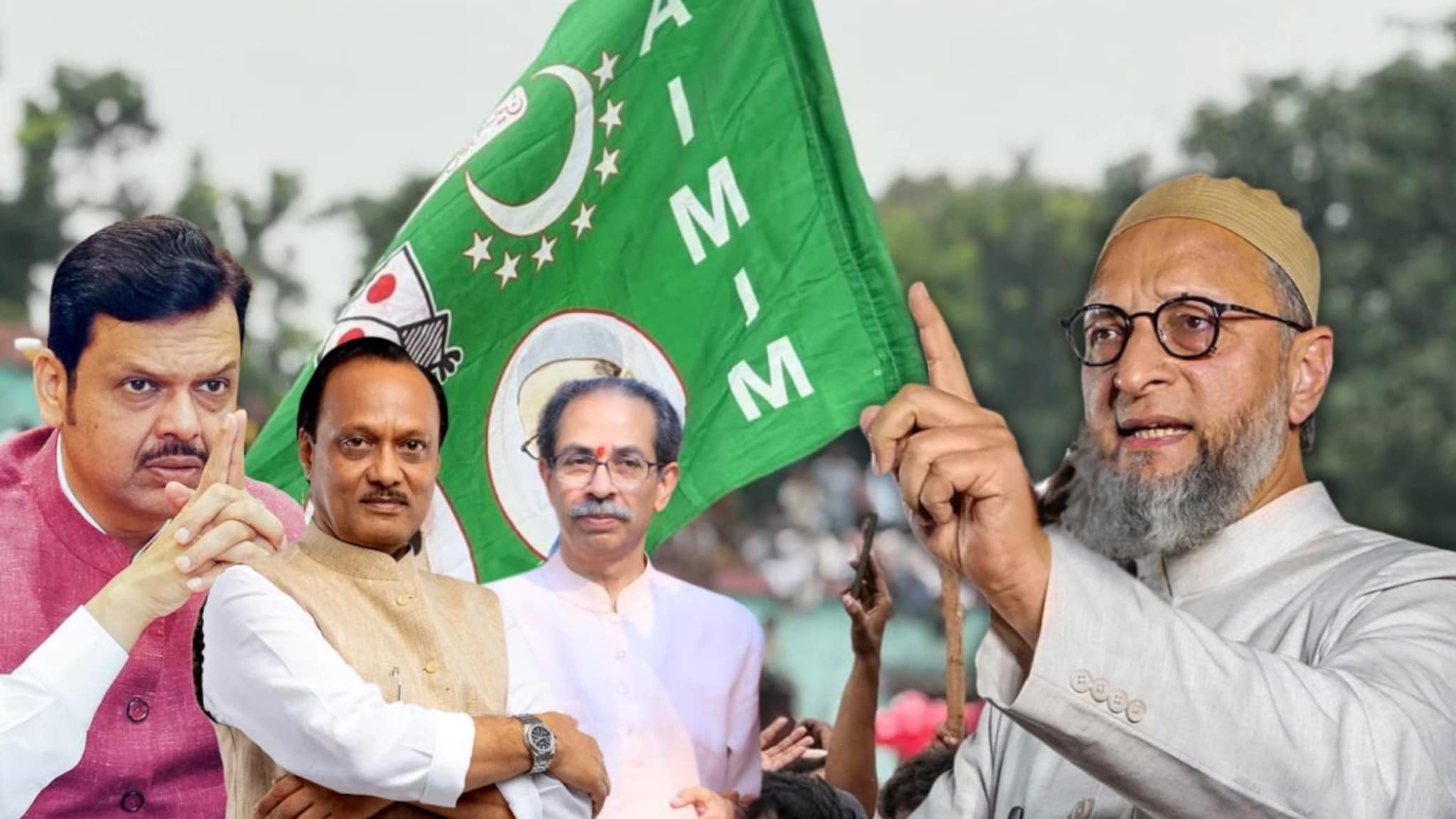 पवार-ठाकरेंना धक्का, ओवैसींच्या MIM चं मॅजिक, पतंग आभाळाला भिडली, भाजपला नडली