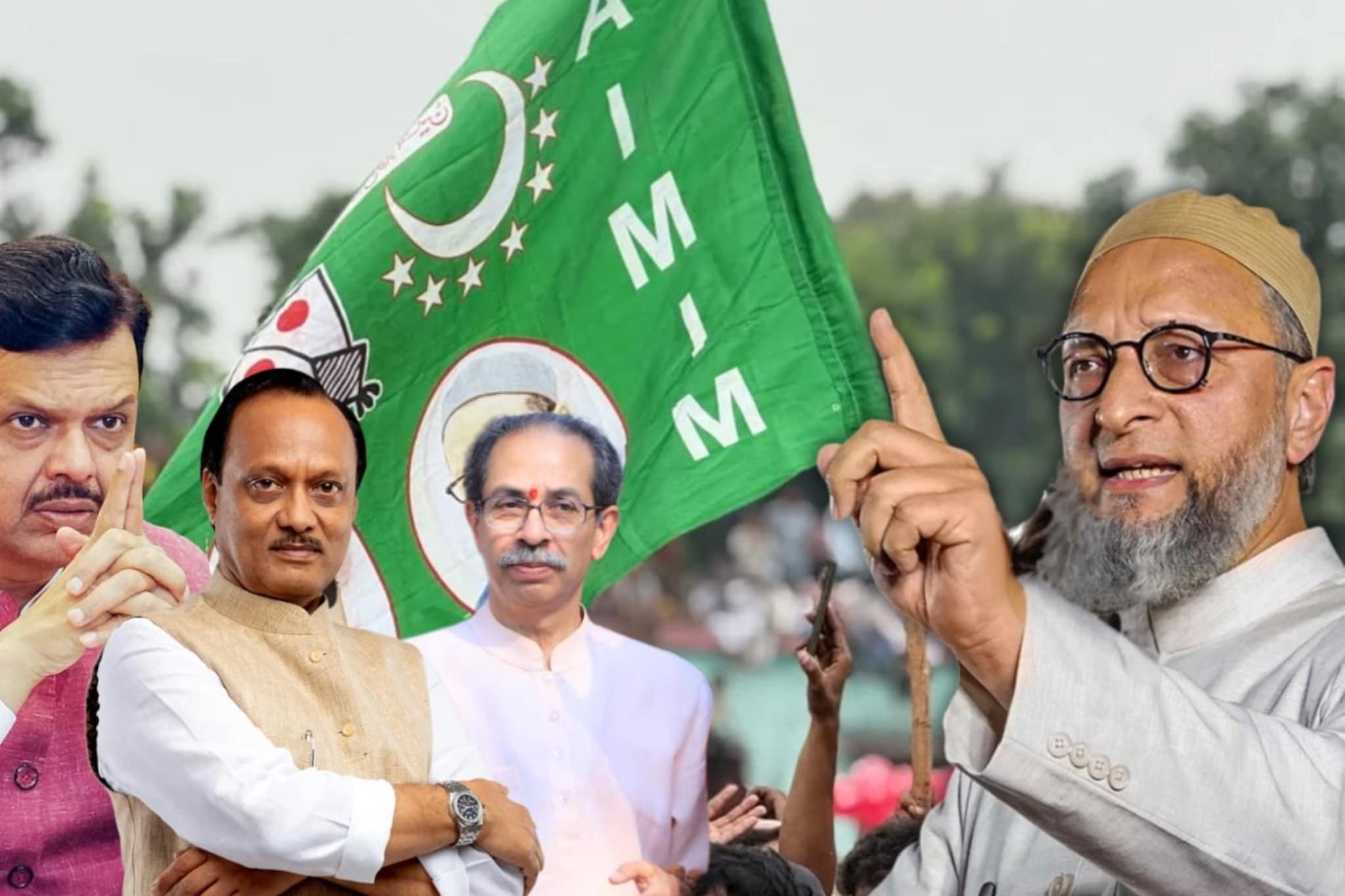 पवार-ठाकरेंना धक्का, ओवैसींच्या MIM चं मॅजिक, पतंग आभाळाला भिडली, भाजपला नडली