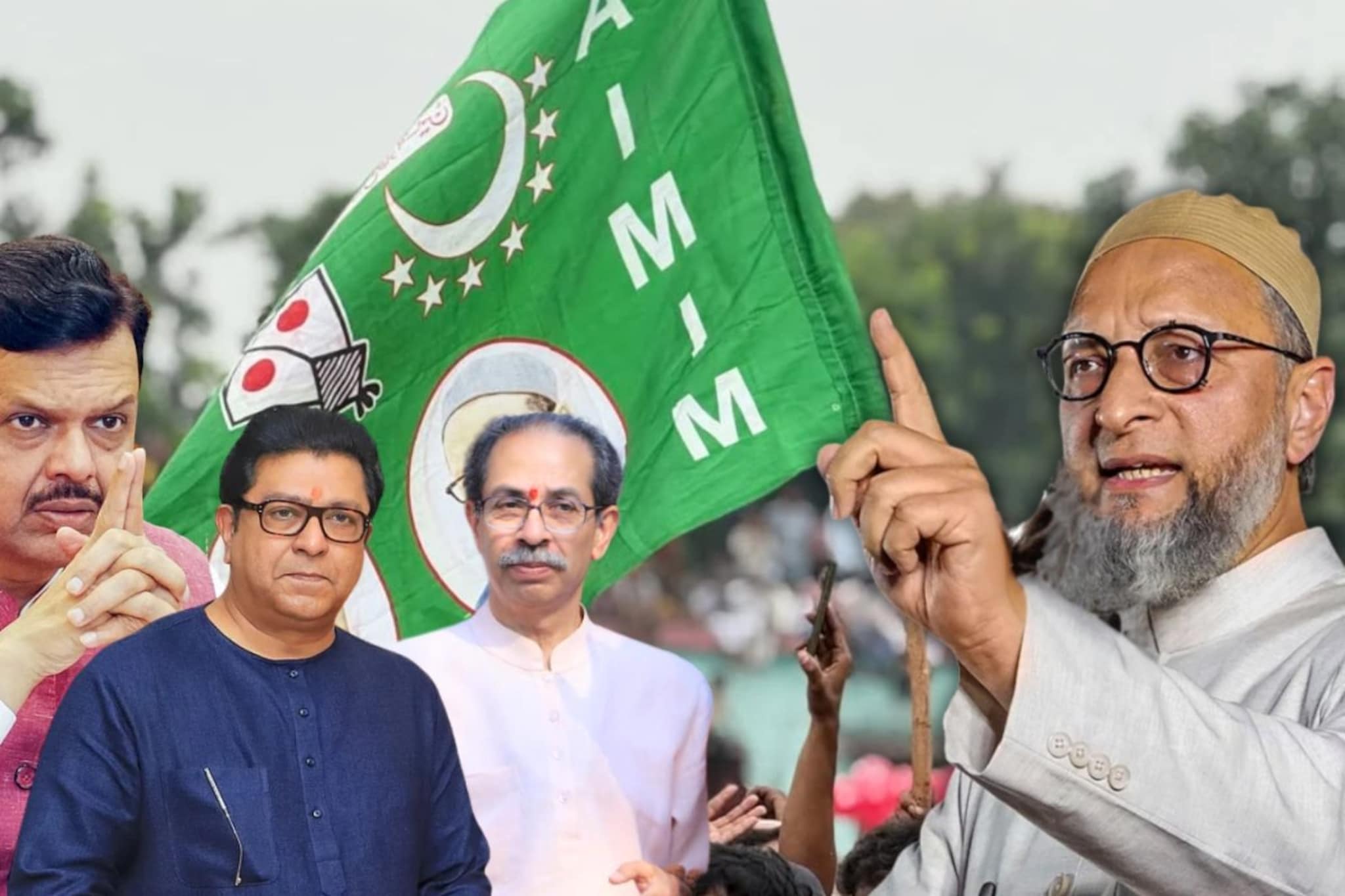 पवार-ठाकरेंना धक्का, ओवैसींच्या MIM ची मॅजिक, पतंग आभाळाला भिडली, भाजपला नडली