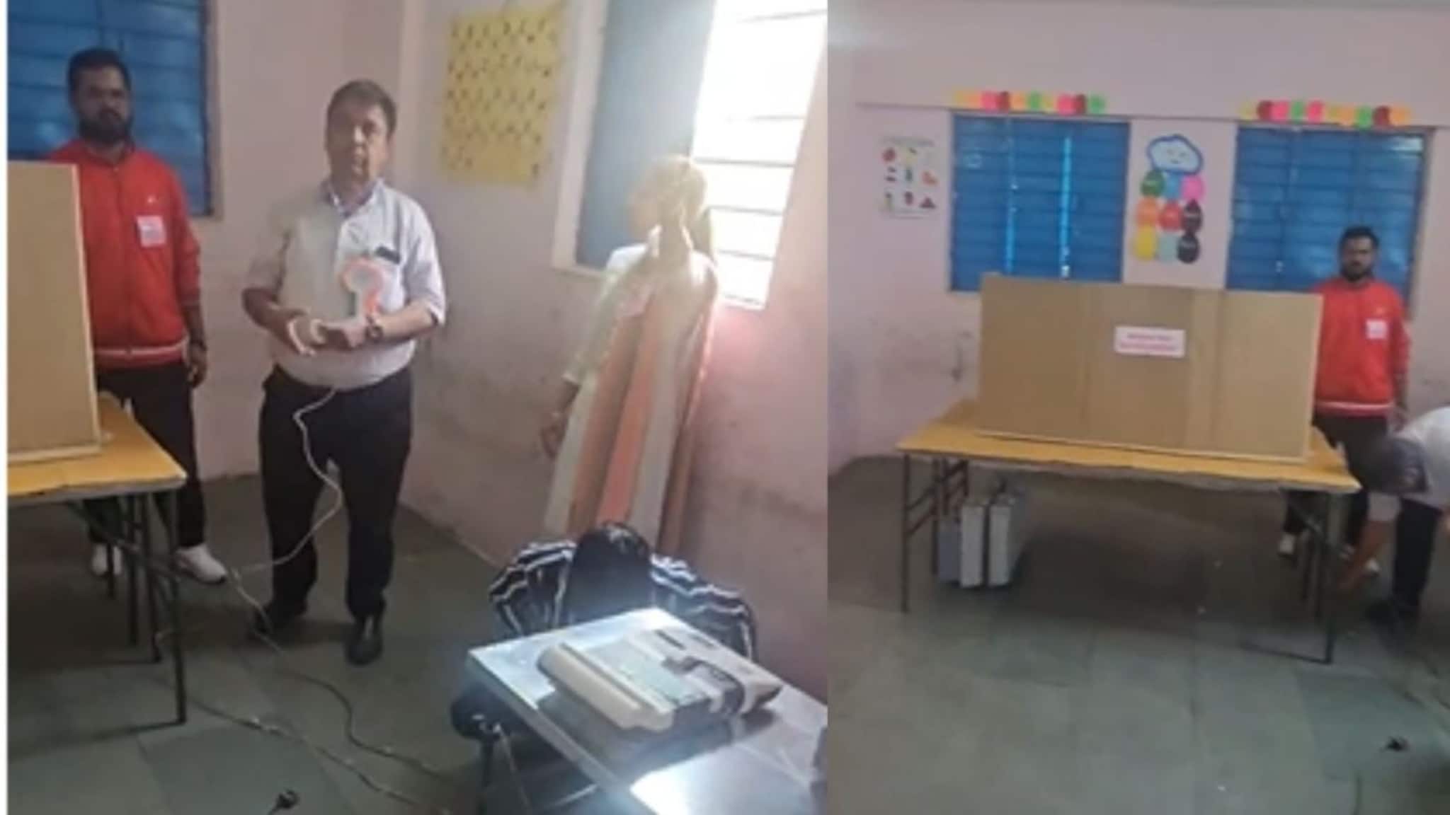 'फुल घोटाळा चालू आहे' घड्याळचं बटण दाबलं अन् कमळासमोर..,पिंपरीतला VIDEO