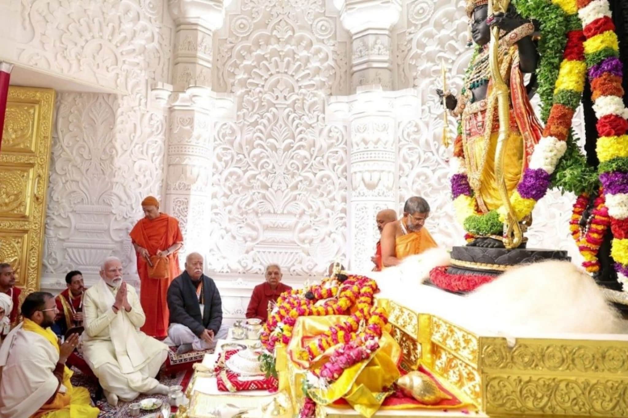 अयोध्येत रामलल्ला वर्धापनदिन; मोदींच्या शुभेच्छा