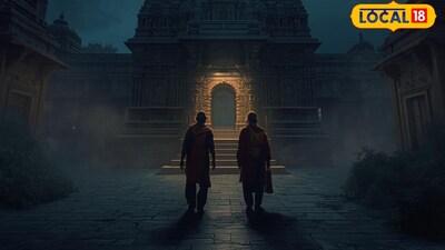 देवीच्या मूर्तीवरील मुकूट चोरला (AI Image) 