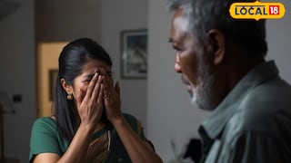 सासऱ्याकडून मारहाण (AI Image) 