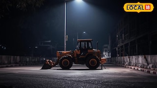 जेसीबीची चोरी (AI Image) जेसीबीची चोरी (AI Image)