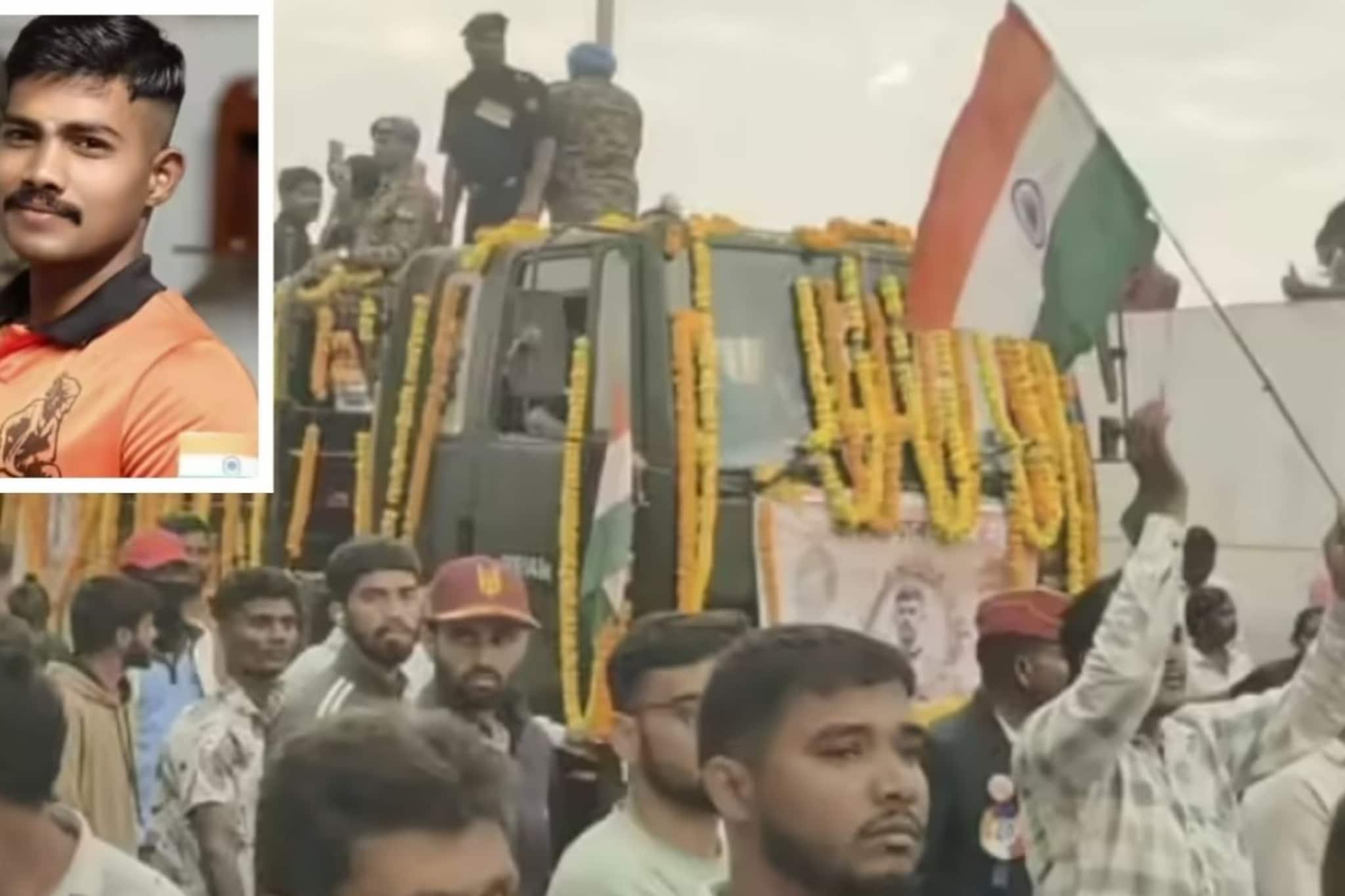 लेकीचा वाढदिवस, सुट्टीचा दिवस ठरला, पण त्याआधीच वीरमरण; जवानाला अखेरचा निरोप