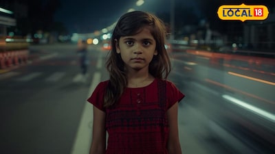 चिमुकलीचा अपघातात मृत्यू (AI Image) 