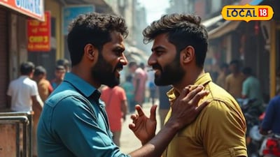 चुलत भावाकडून जबर मारहाण (AI Image)