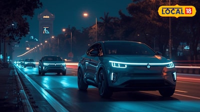 इलेक्ट्रिक कारमधूनही विशिष्ट आवाज येणार (AI image)