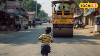 रोलरखाली येऊन मृत्यू (AI Image)