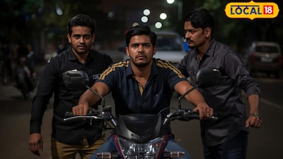 दुचाकीवरील तरुणाला लुटलं (AI Image)