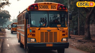 स्कूल बसचालकाने मोठा धुमाकूळ घातला (AI Image) 