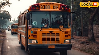 स्कूल बसचालकाने मोठा धुमाकूळ घातला (AI Image) 