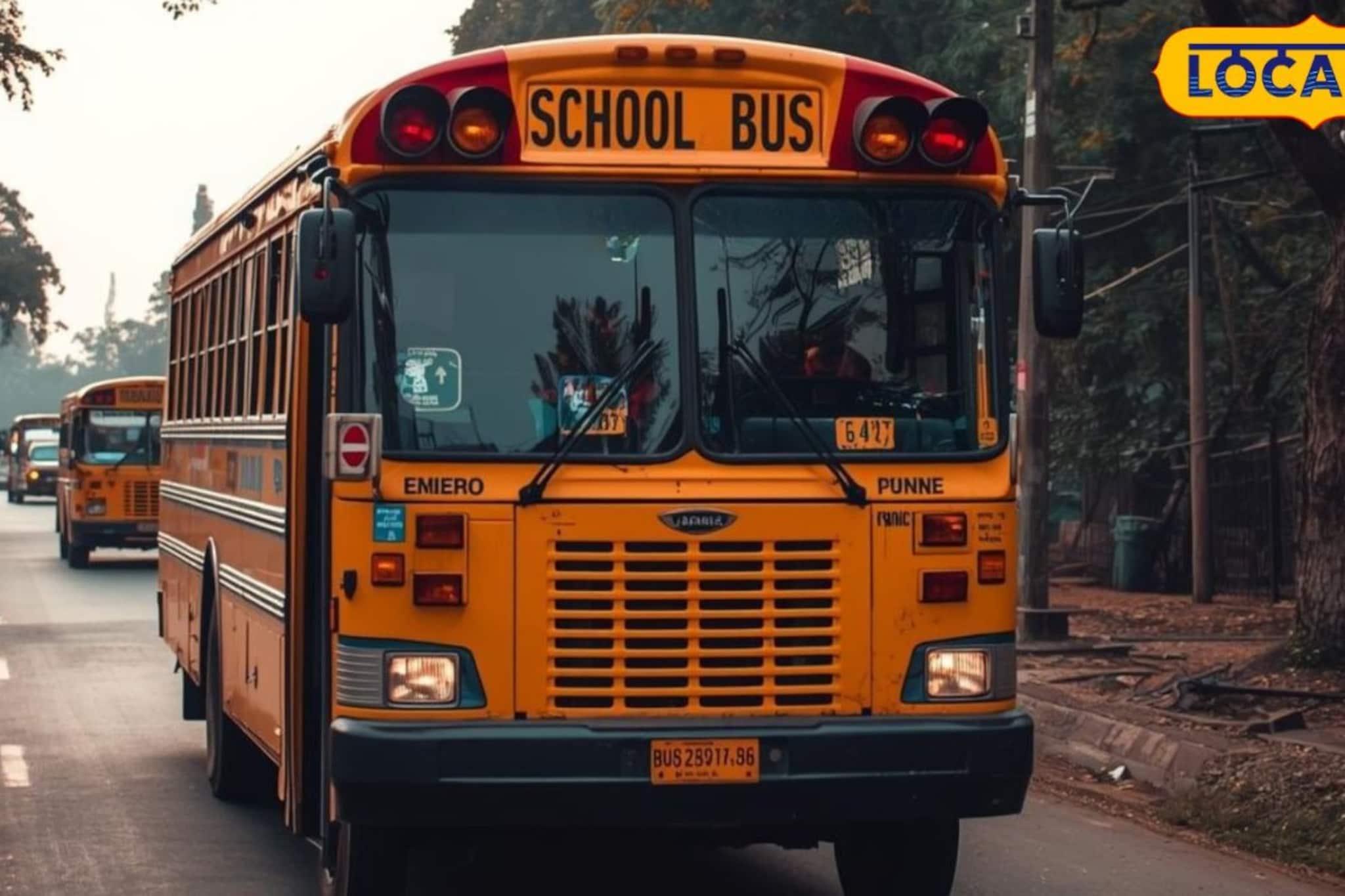 बसमध्ये 30 ते 40 लहान मुलं; मद्यधुंद चालक नशेत आला अन्... पुण्यातील घटनेनं खळबळ