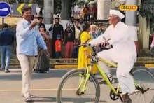 ...म्हणून सायकल घेऊन निघालो, पुण्याच्या सायकल टूरमध्ये एंट्री करणारे आप्पा आले समोर Video