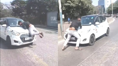 Pune Woman Drags Man 2 KM on Car Bonnet After Road Rage Incident, Video Goes Viral