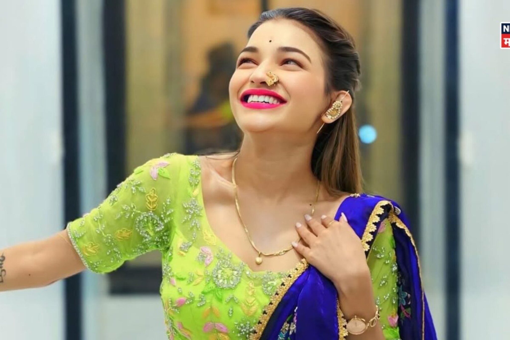 आधी बॉयफ्रेंडच्या नावाने ढसाढसा रडली, घराबाहेर येताच राधा पाटीलचा यू-टर्न