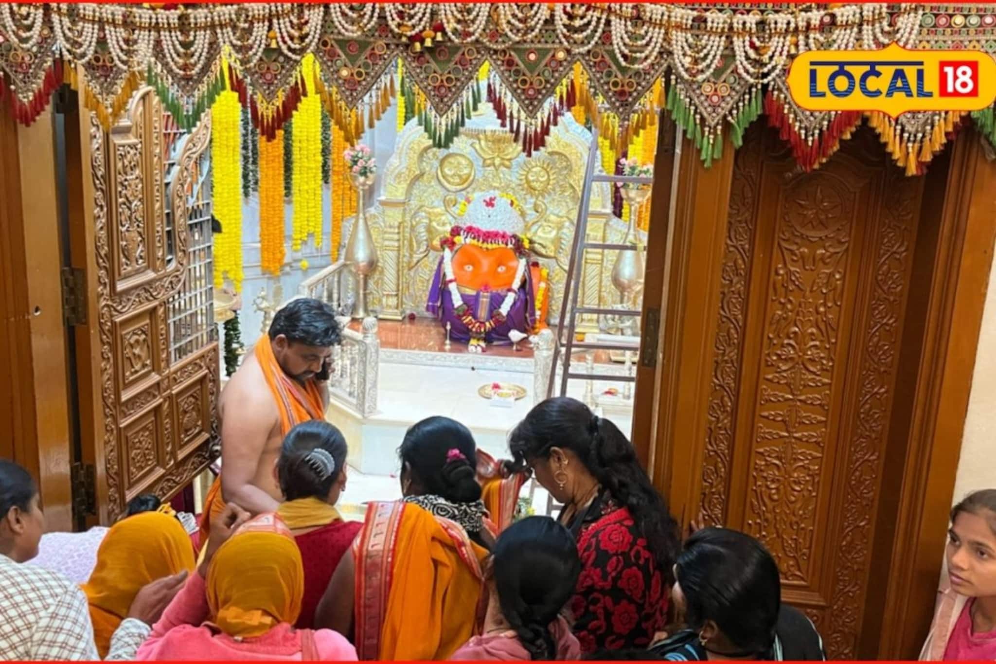 अंगारकी चतुर्थी! राजूर महागणपती मंदिराला अडीच लाख दिव्यांची रोषणाई, भाविकांची...