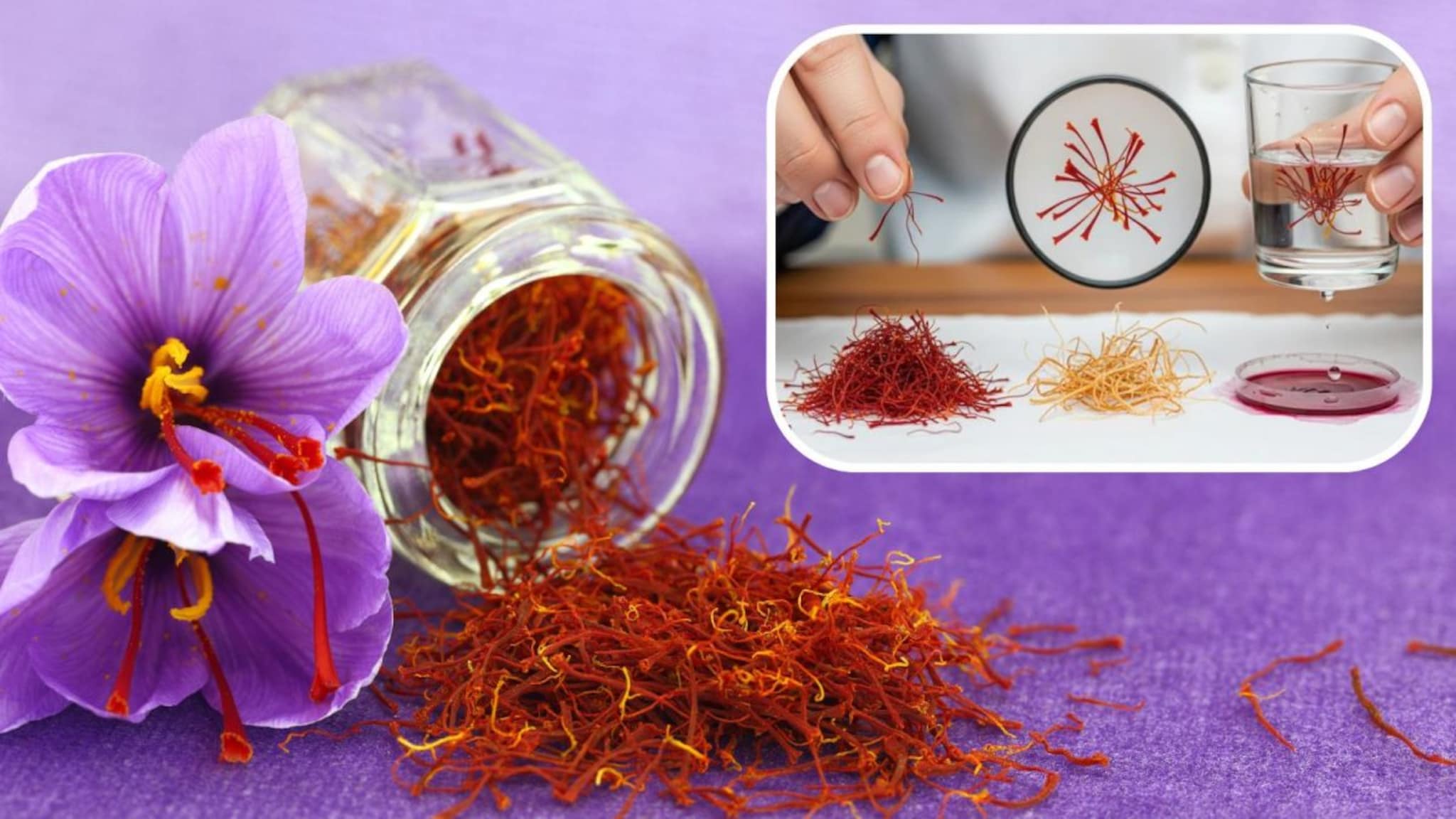 Real Vs Fake Saffron : केसर भेसळयुक्त आहे की शुद्ध, कसे ओळखायचे? 'या' सोप्या ट्रिक्स करतील तुमची मदत