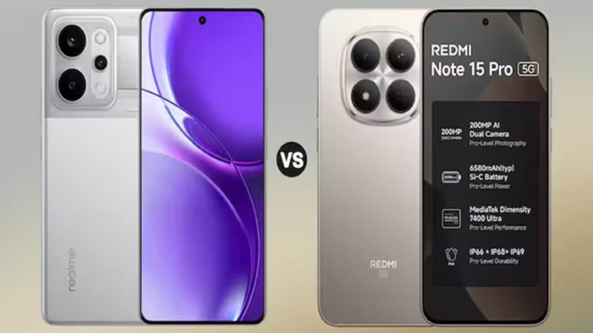 Realme P4 Power की Redmi Note 15 Pro, कोणता फोन बेस्ट? पाहा डिटेल्स 