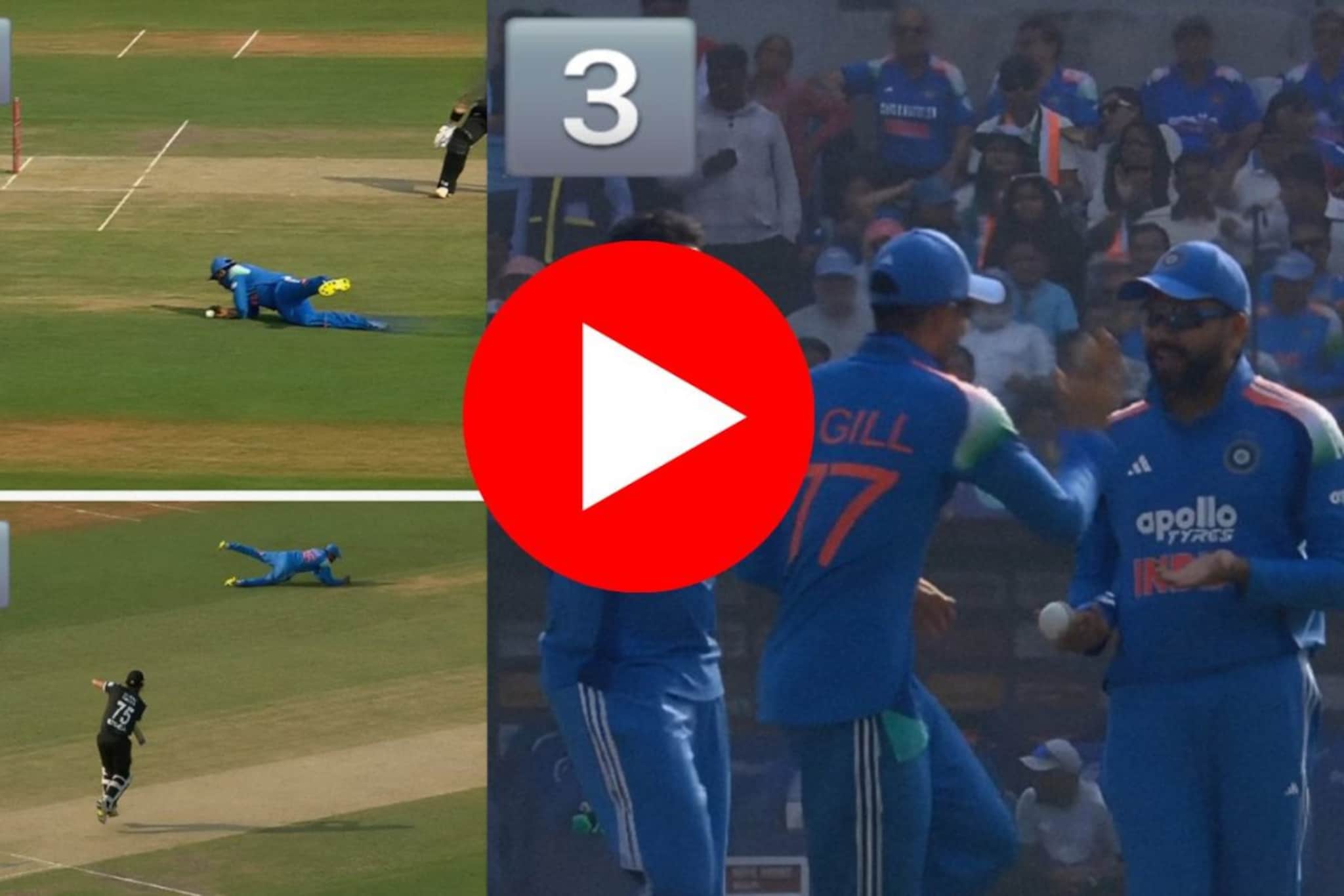 रोहितचा खतरनाक डाईव्ह, फिल्डिंग पाहून सगळेच शॉक,कौतूक करायला गिल बाऊंन्ड्रीवरून