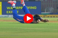 VIDEO : मानलं पोरीला! मुंबईच्या खेळाडूने घेतला खतरनाक कॅच, VIDEO पाहून अंगावर काटा येईल