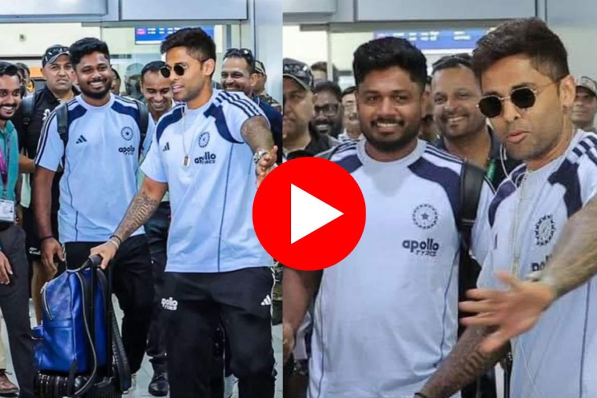 VIDEO : 'बाजूला व्हा, दादा येतोय', 'त्या' खेळाडूसाठी कॅप्टन सूर्या बनला बॉडीगार्