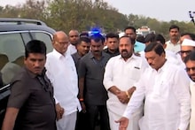 शरद पवार नीरा नदीची पाहणी करताना घडली मोठी घटना, सुरक्षारक्षकांनी Video केला रेकॉर्ड, गावात भीतीचं वातावरण