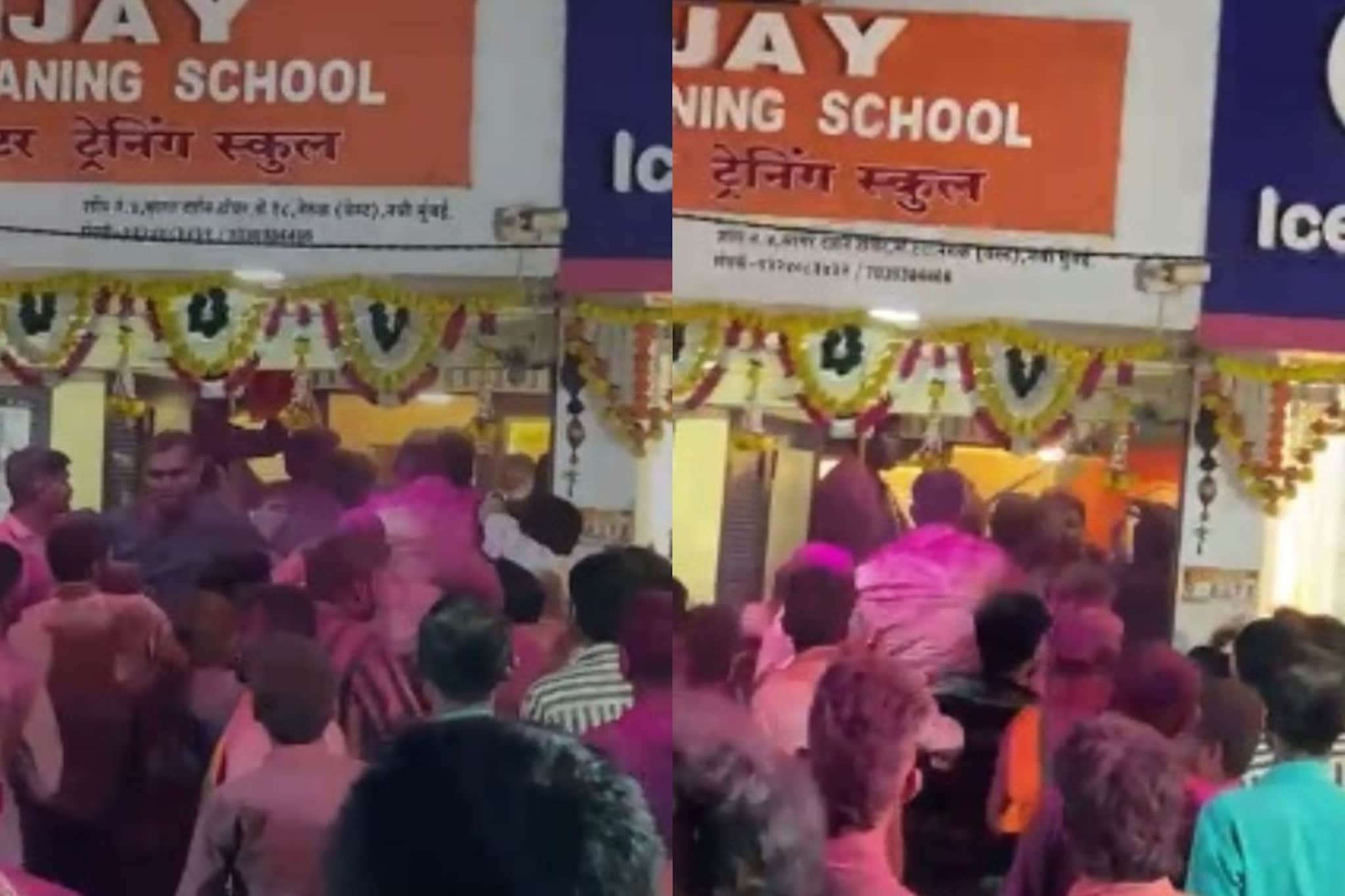 नवी मुंबईत शिवसेनेचं कार्यालय फोडलं, नाईक-शिंदे समर्थक निकालानंतर भिडले!