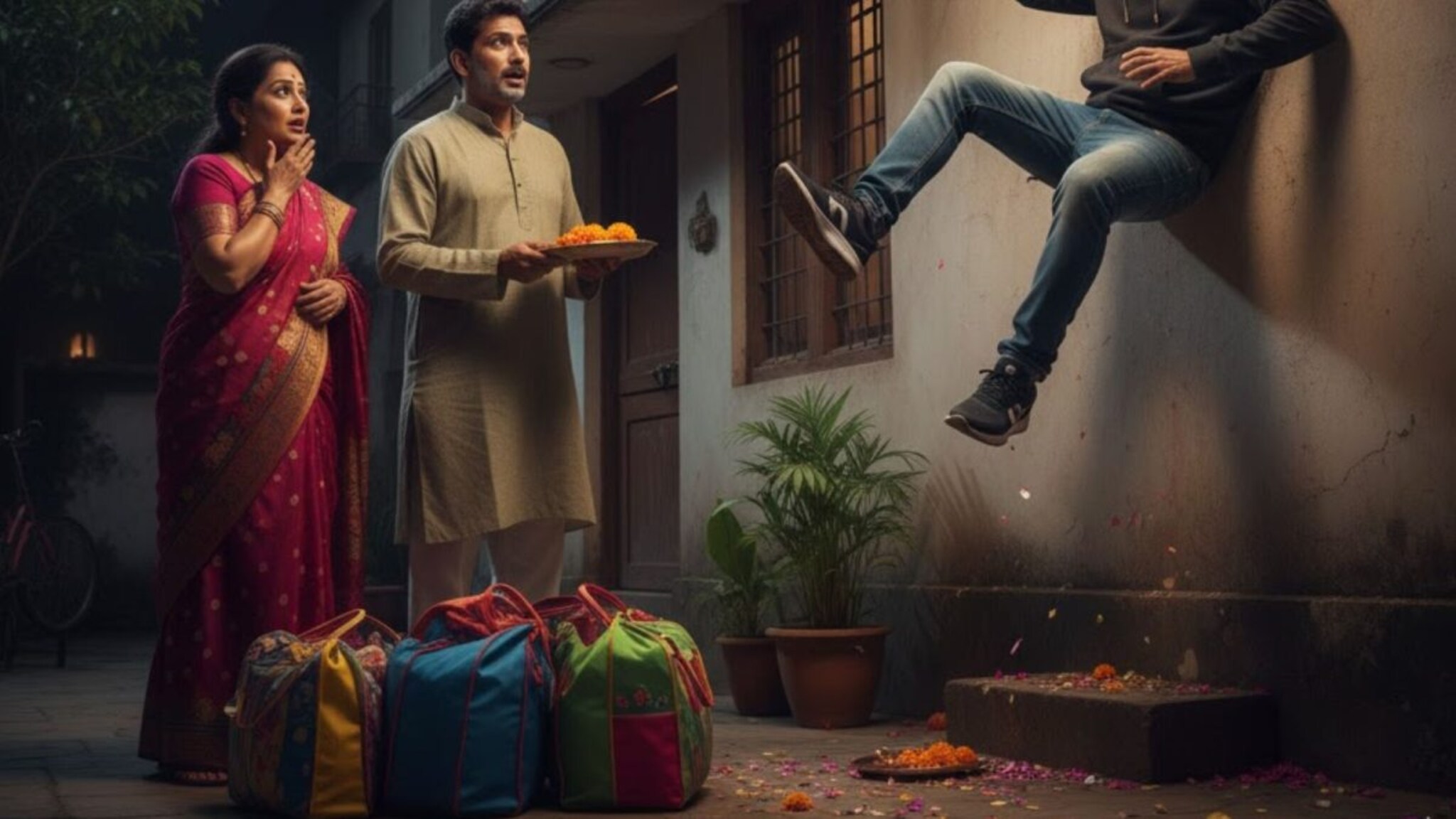 भिंतीतून हातपाय हलत होते, मालकाने जवळ जाऊन पाहिलं तर सरकली पायाखालची जमीन; देवाच्या दर्शनाला गेलेल्या कुटुंबासोबत धक्कादायक प्रकार