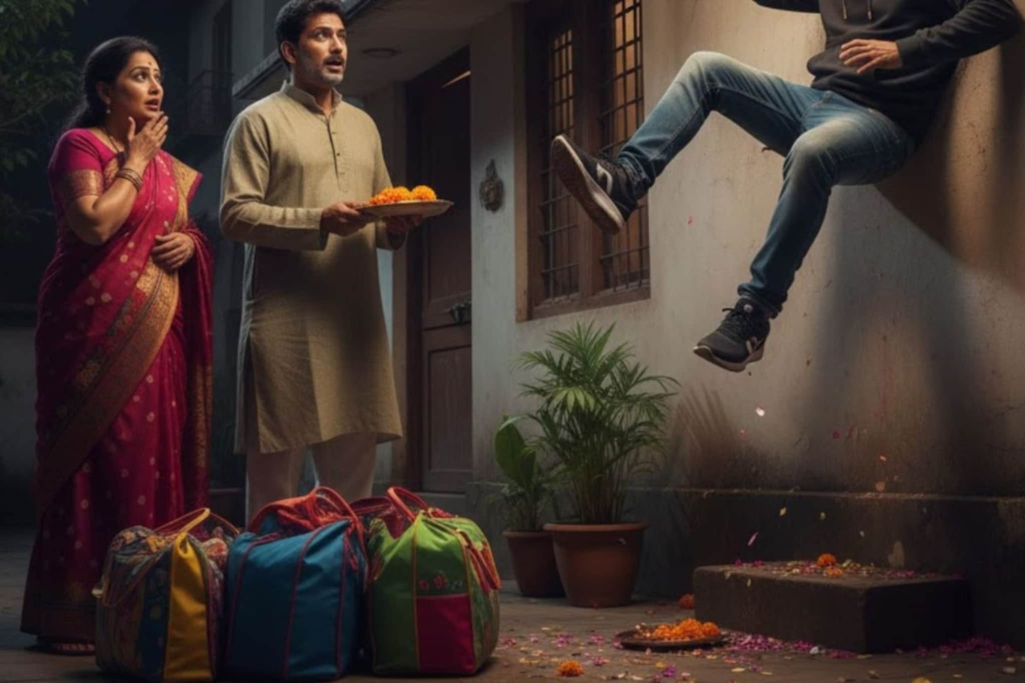 भिंतीतून हातपाय हलत होते, मालकाने जवळ जाऊन पाहिलं तर सरकली पायाखालची जमीन भिंतीतून हातपाय हलत होते, मालकाने जवळ जाऊन पाहिलं तर सरकली पायाखालची जमीन