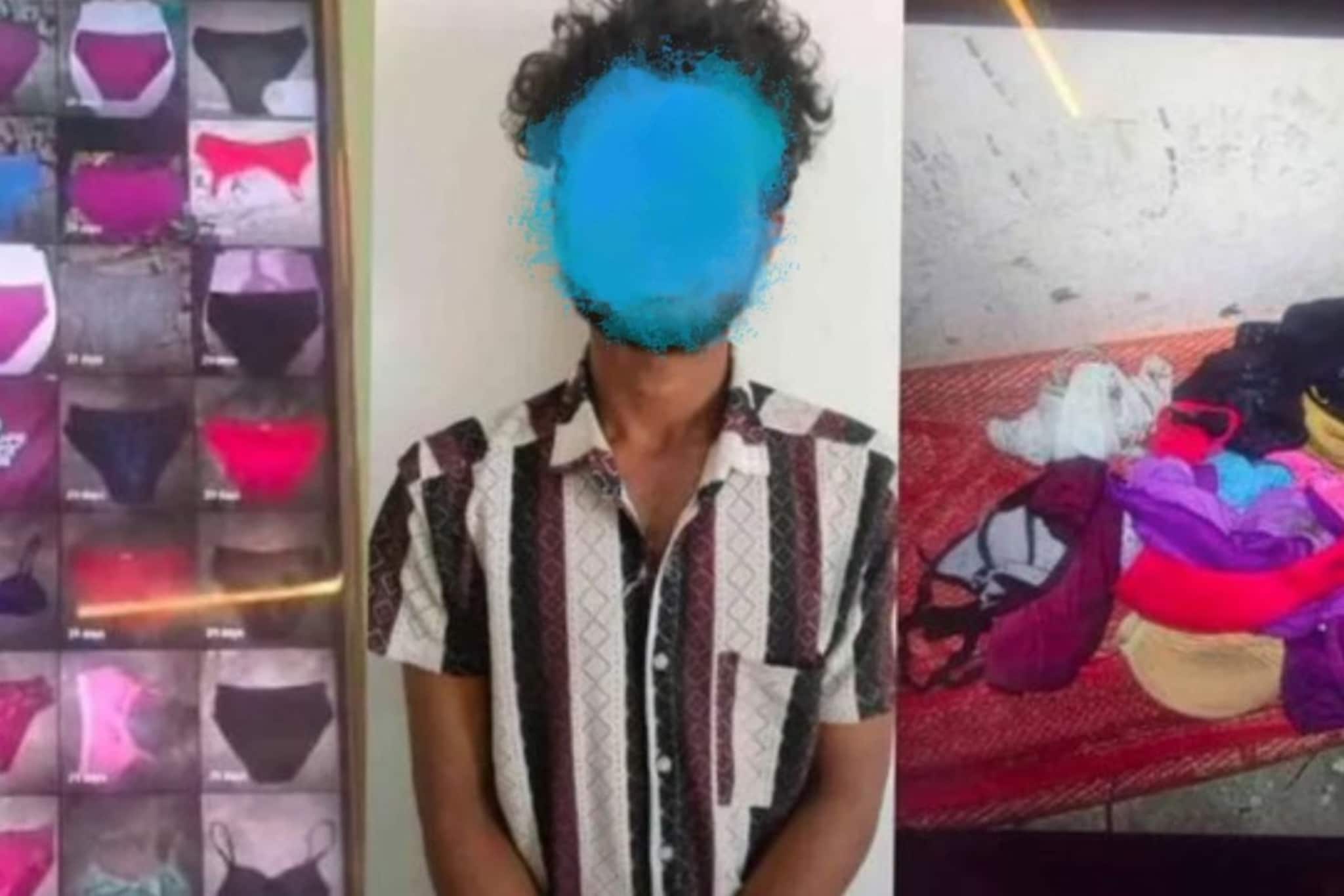 रात्री महिलांचे अंडरवेअर चोरून घालायचा तरुण, व्हिडीओ बनवून करायचा विकृत कृत्य