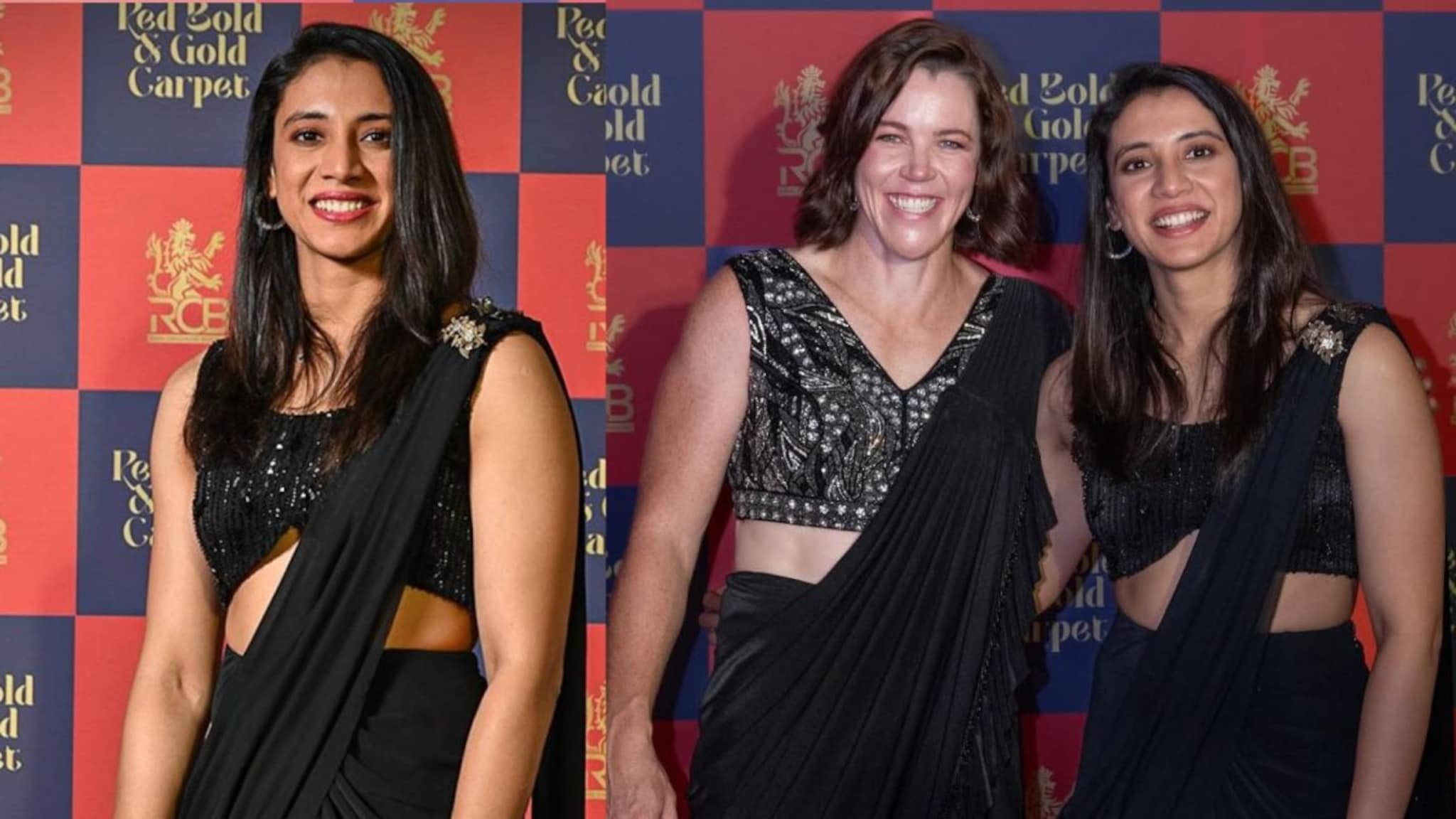 Smriti Mandhana :  काय त्या अदा, काय ती स्टाईल, स्मृतीने मानधनाने काळ्या साडीत कहर केला, पाहा PHOTO