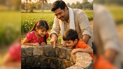 करमाळ्यात बापाचं हैवानी कृत्य: जुळ्या मुलांना विहिरीत ढकललं, नंतर विष पिऊन आत्महत्येचा प्रयत्न.