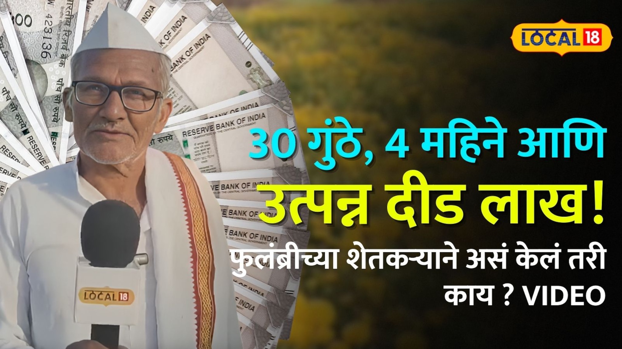 Success Story : 30 गुंठे , 4 महिने आणि उत्पन्न दीड लाख ! फुलंब्रीच्या शेतकऱ्याने असं केलं तरी काय ?