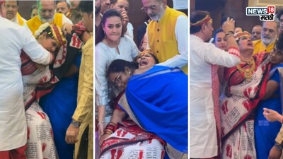 देवी भजन में बेकाबू हुईं सुधा चंद्रन, 5 लोगों को भी संभालना मुश्किल, वीडियो वायरल.