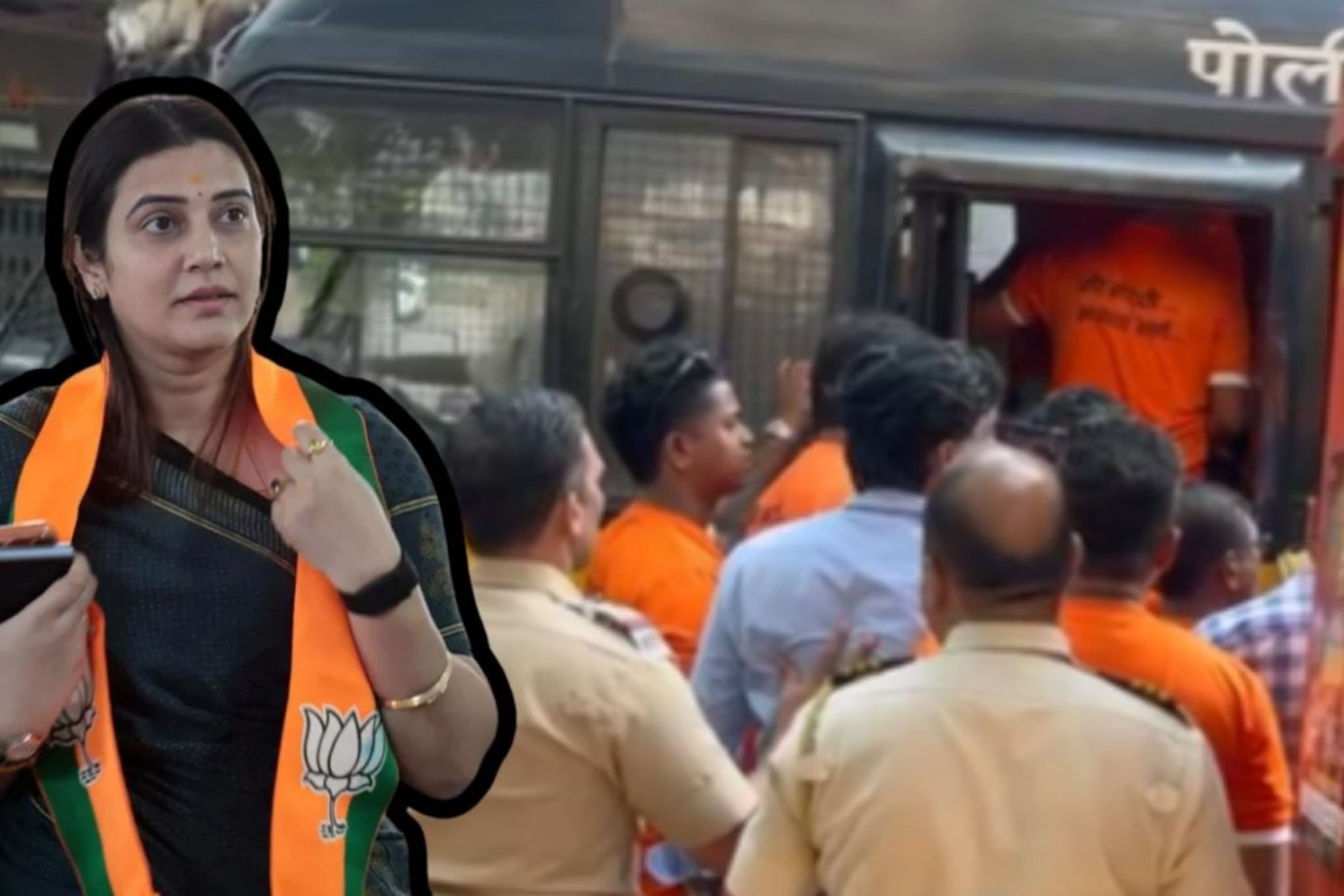 तेजस्वी घोसाळकरांच्या प्रभागात भाजप-मनसेत वाद, भगवा गार्डसना पोलिसांनी घेतलं ताब तेजस्वी घोसाळकरांच्या प्रभागात भाजप-मनसेत वाद, भगवा गार्डसना पोलिसांनी घेतलं ताब