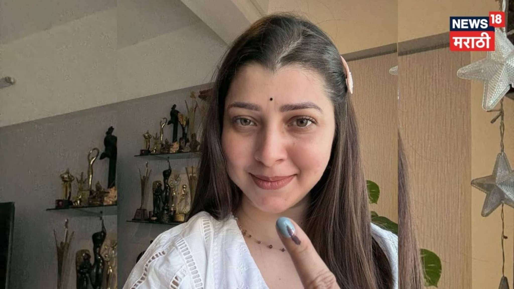 Tejaswini Pandit :  मतदानानंतर व्यक्त झाली तेजस्विनी पंडित, आणखी एक पोस्ट चर्चेत